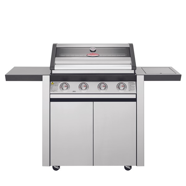 Beefeater 1600 4 Bnr BBQ & Side Bnr Trolley - S.Steel